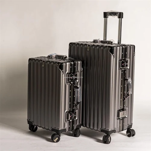 2 in 1 safari zipperless suitcases