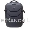 Weirsoon Hardbody Antitheft backpack with red clasps - L
