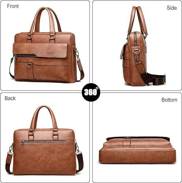 Weixier Executive Side bag - Light Brown - Image 4