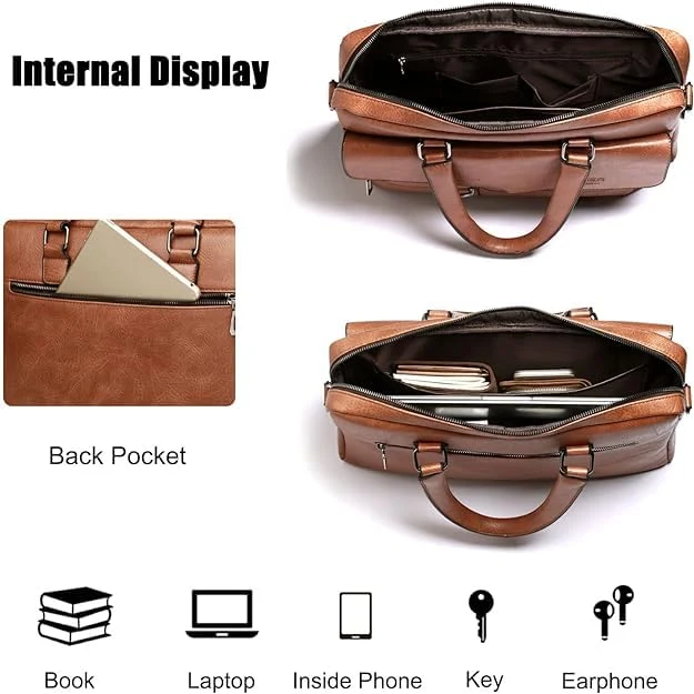 Weixier Executive Side bag - Light Brown - Image 3