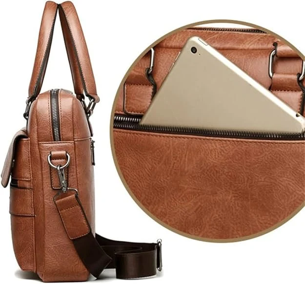 Weixier Executive Side bag - Light Brown - Image 5
