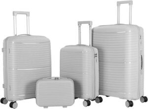4 in 1 Luggage Set - White