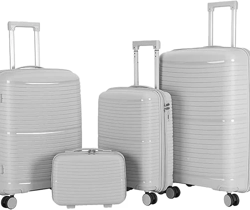 4 in 1 Luggage Set - White