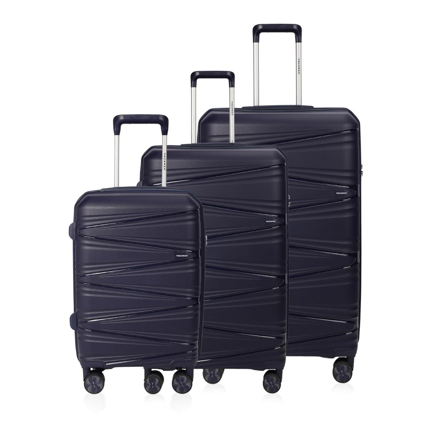 Luggage 3 Piece Sets with Spinner Wheels, TSA Lock
