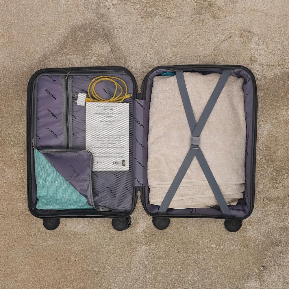 Luggage 3 Piece Sets with Spinner Wheels, TSA Lock - Image 7