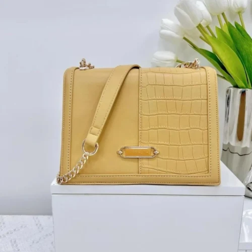 Designer crossbody Bag - Yellow