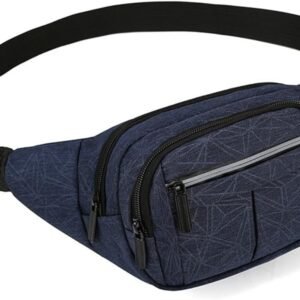 waist bag, fanny pack, belt bag, crossbody waist pouch, travel waist bag, lightweight waist bag, unisex waist bag