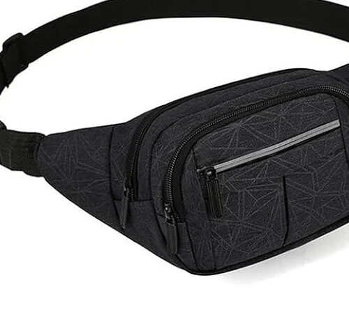 waist bag, fanny pack, belt bag, crossbody waist pouch, travel waist bag, lightweight waist bag, unisex waist bag