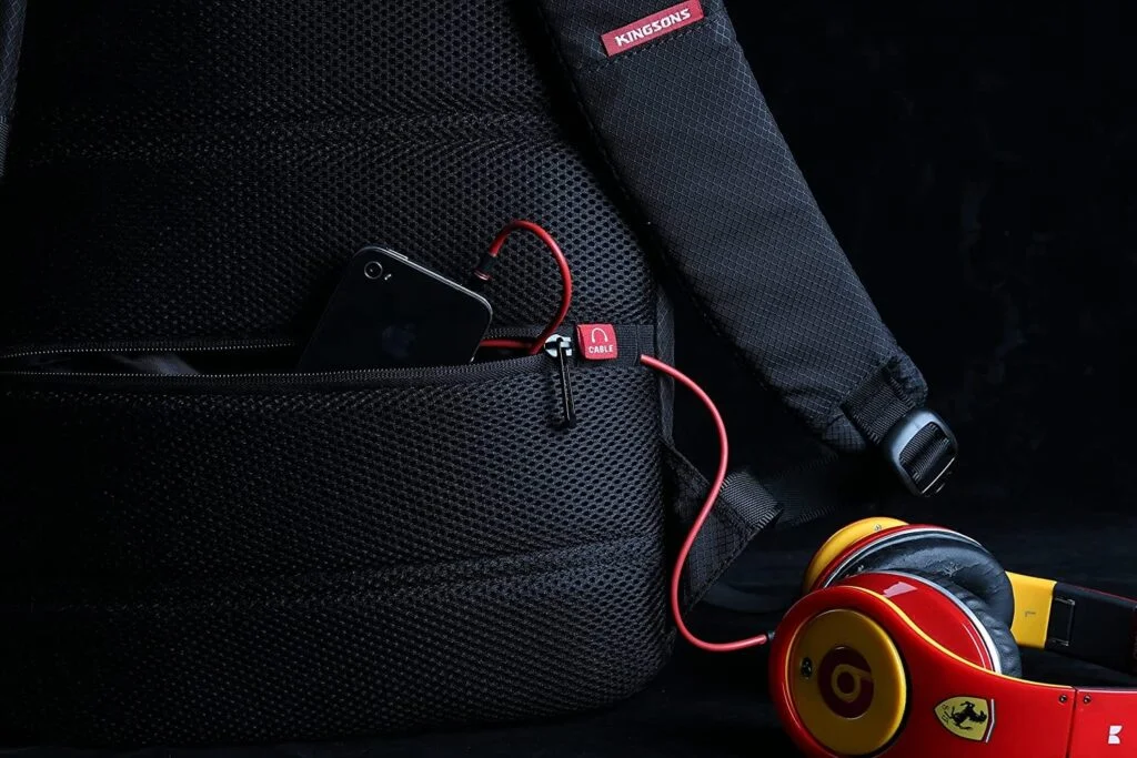 Kingsons Ks 3140w USB Charging Backpack (Sleek Tech Edition) - Image 4