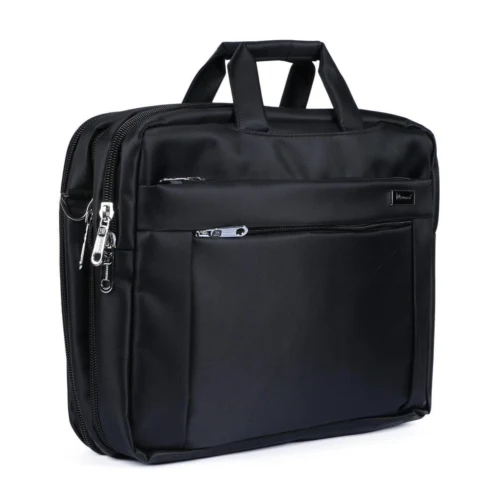 Nuoxiya 3 in 1 Convertible Laptop Bag featuring briefcase, backpack and shoulder bag functionality with spacious laptop compartment and water-resistant design.
